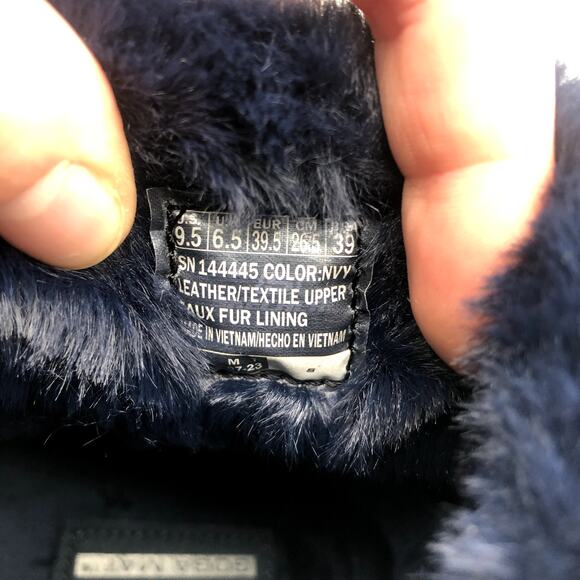 Skechers Women On-the-GO City Suede Boots Size 9.5 Navy Blue Water Repellent NIB - Picture 10 of 10